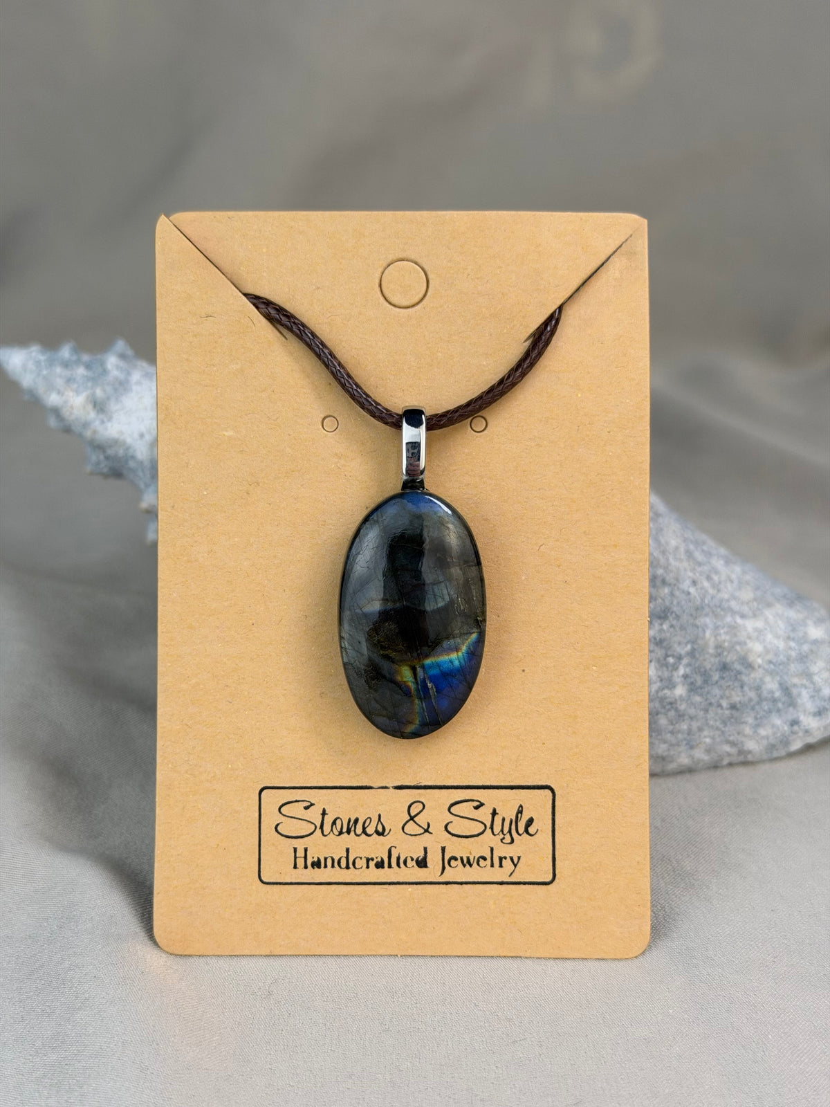 Spectrolite Labradorite Pendant Necklace