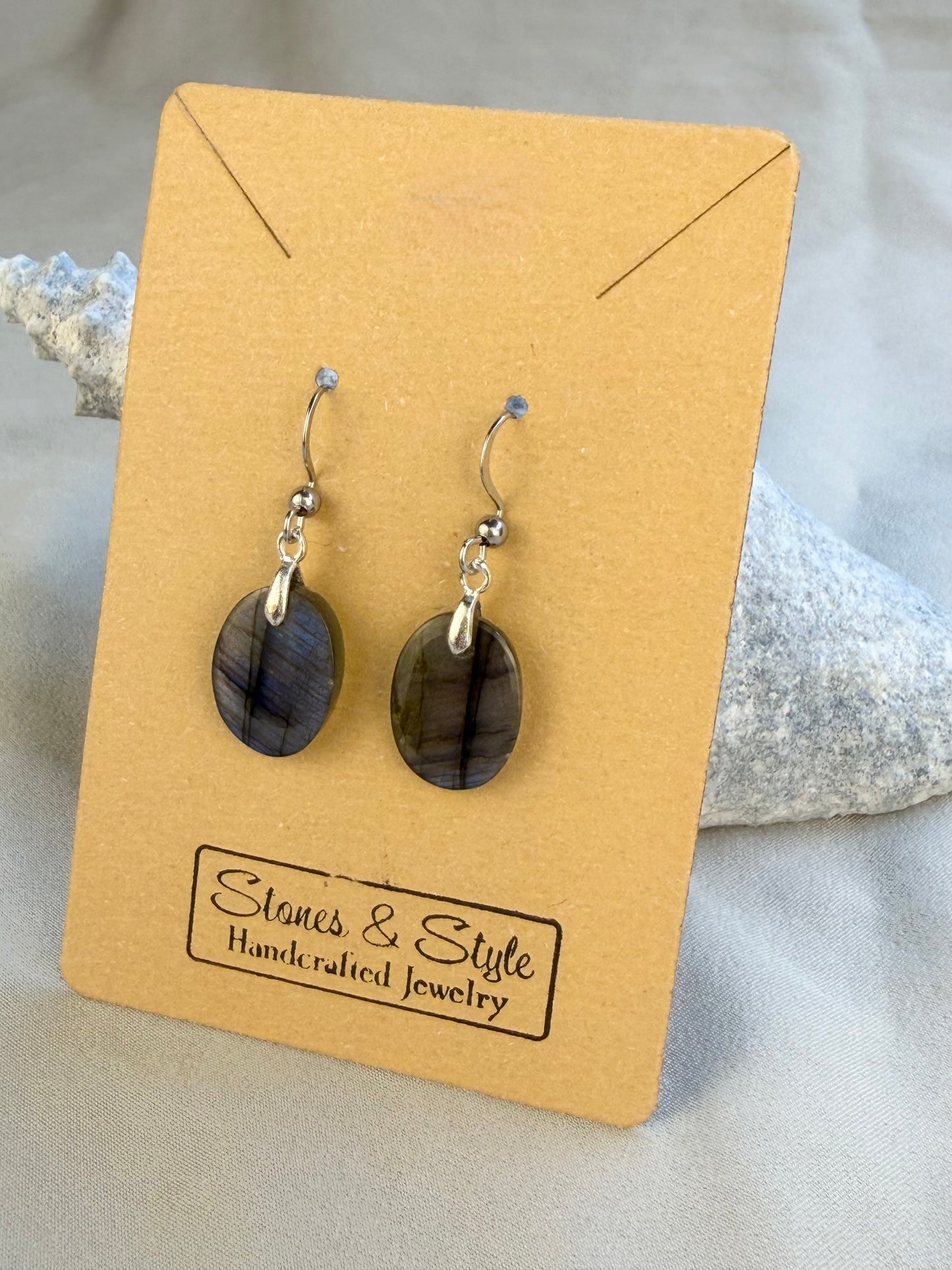 Labradorite Earrings