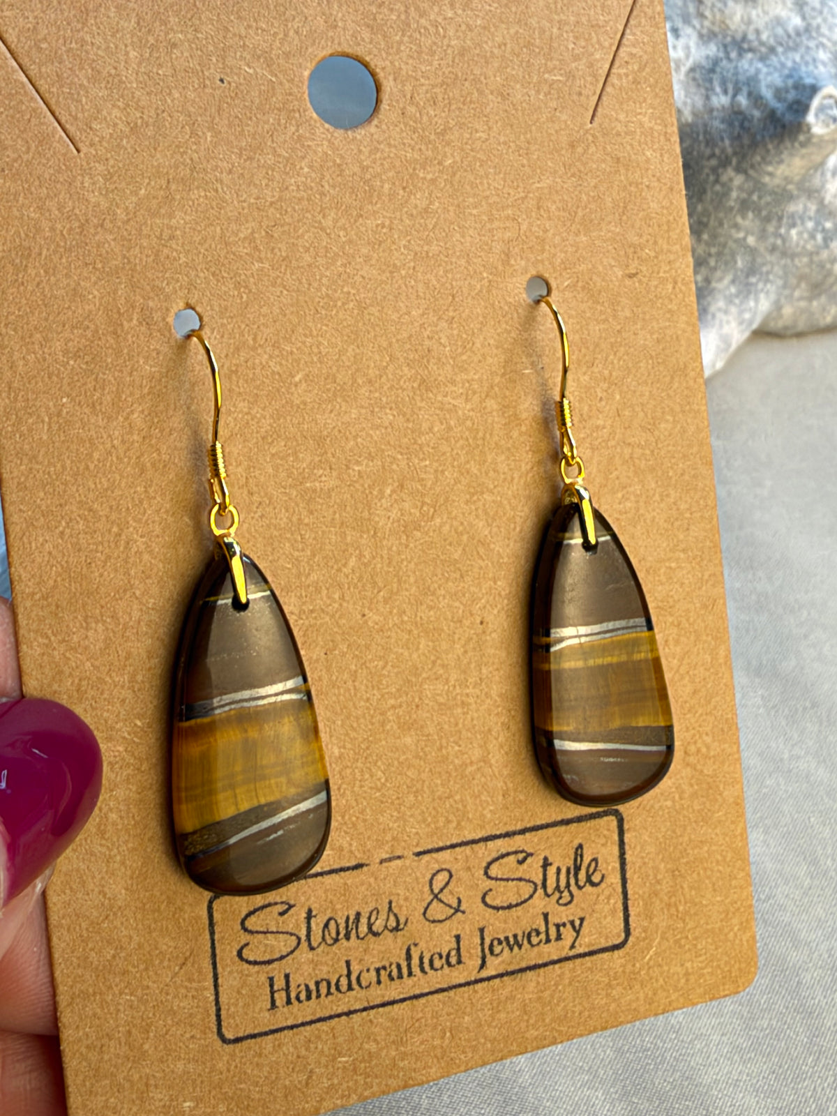 Tiger’s Eye Earrings