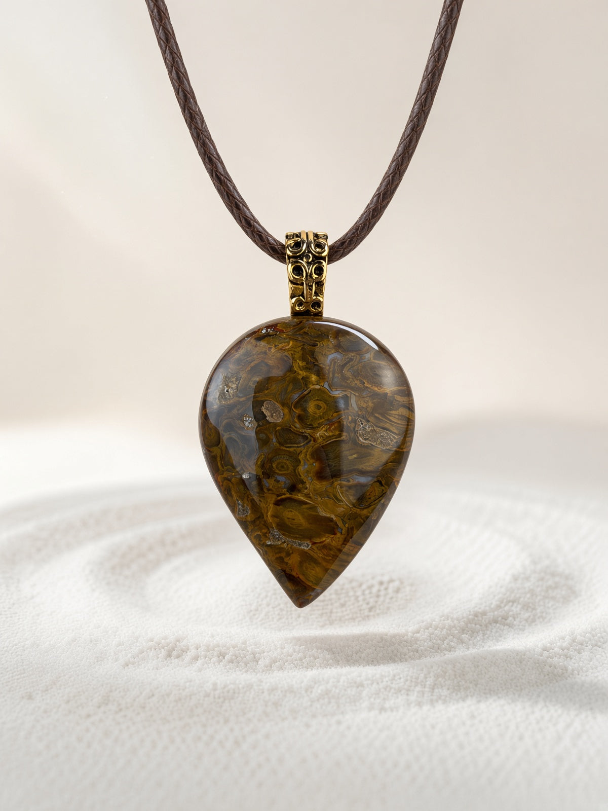 Palm Root Pendant Necklace