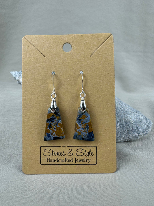 Pietersite French Hook Earrings