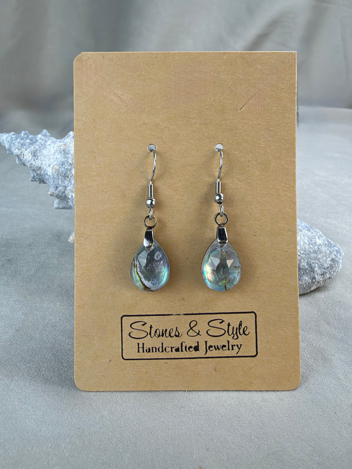 Abalone Doublet Earrings