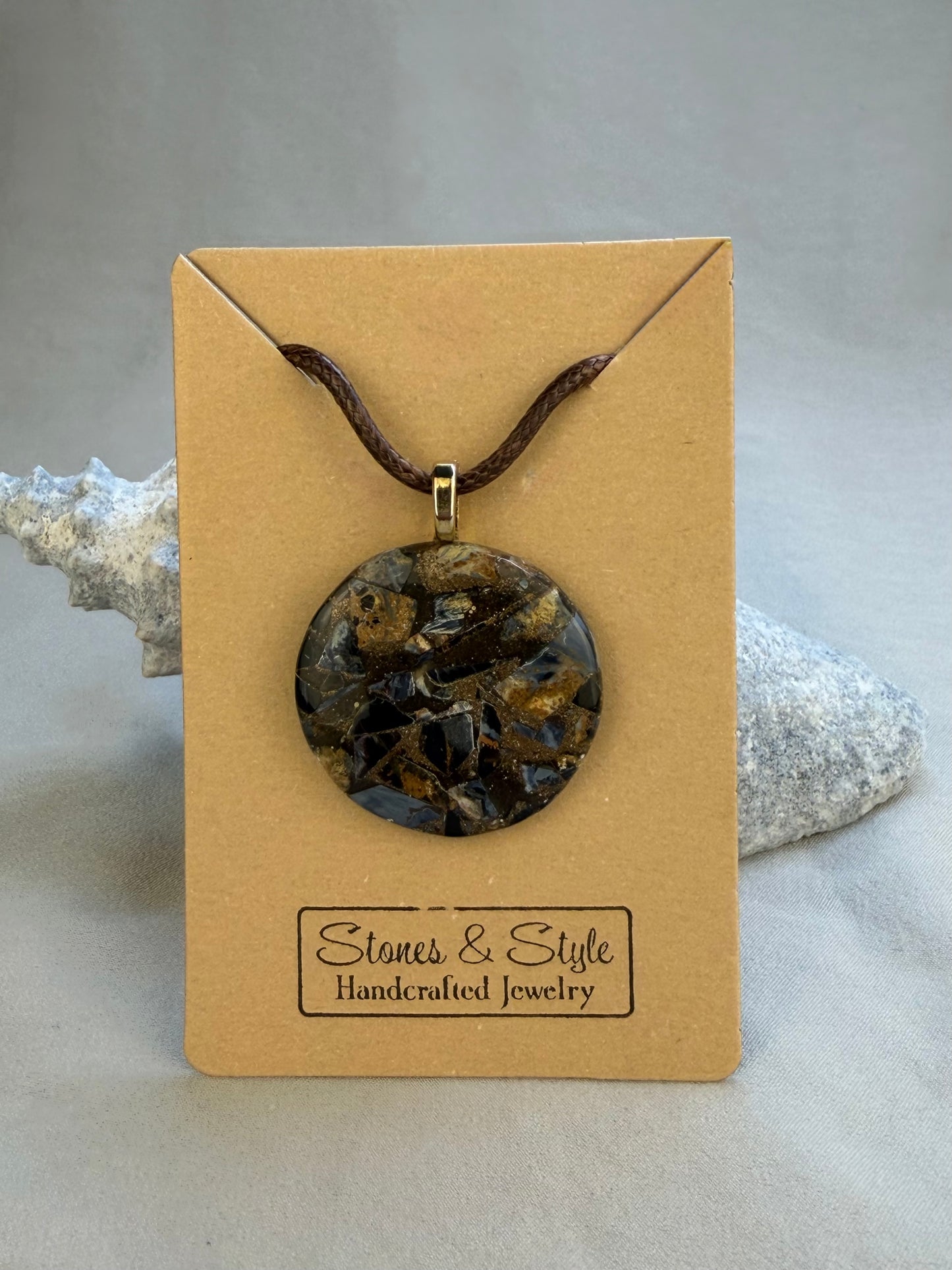 Pietersite Pendant Necklace