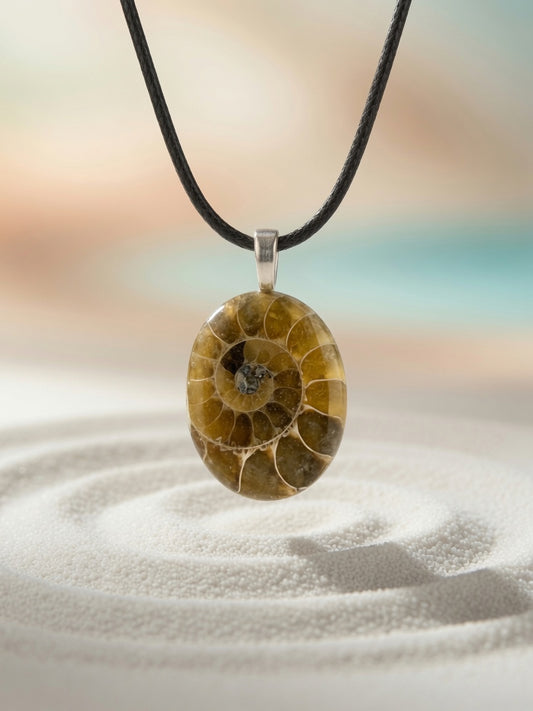 Ammonite Pendant Necklace