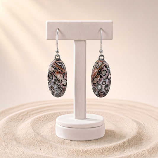 Leopard Jasper Earrings