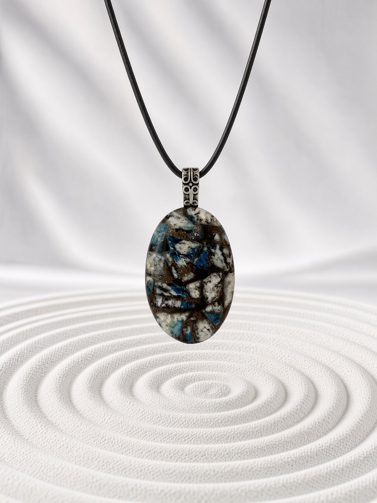 K2 Jasper & Copper Pendant Necklace