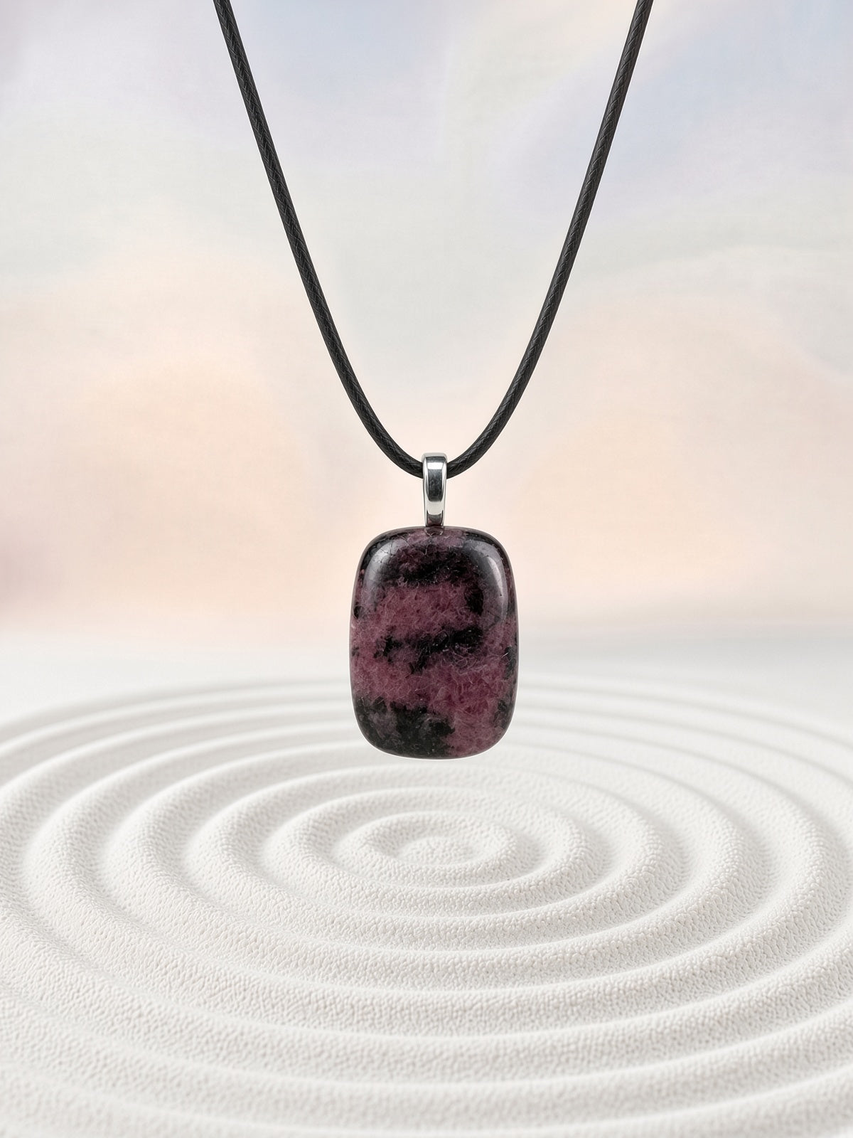 Rhodonite Pendant Necklace