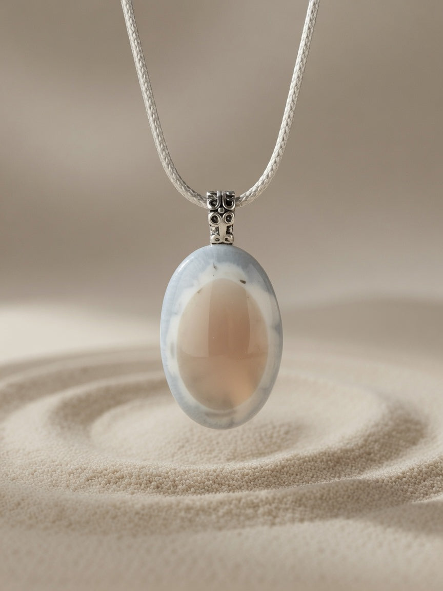Owyhee Blue Opal Pendant Necklace