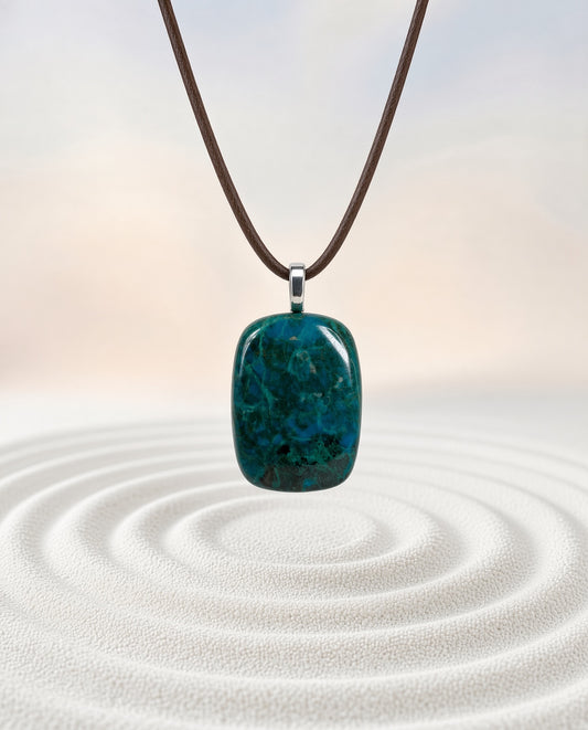 Chrysocolla Pendant Necklace