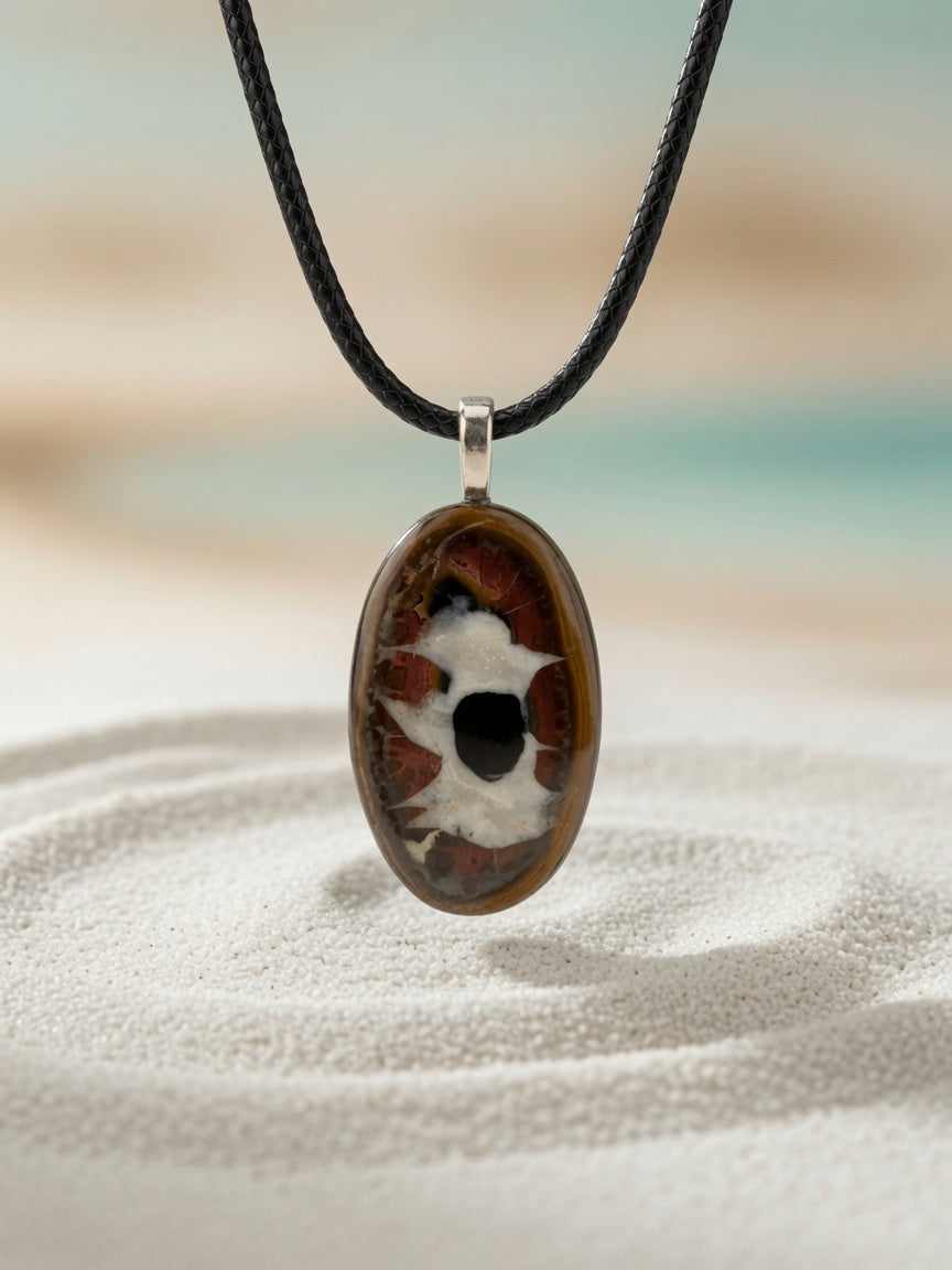 Septarian Pendant Necklace