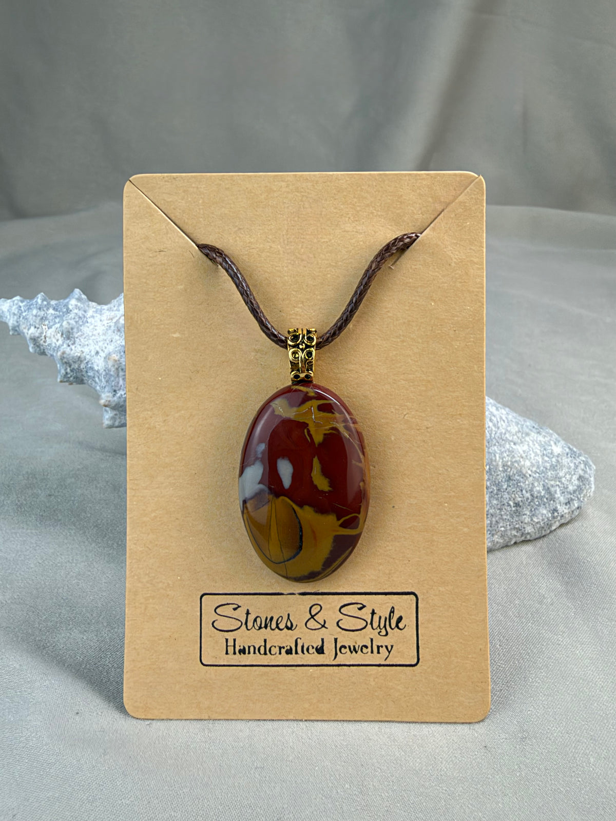 Mookaite Jasper Pendant Necklace
