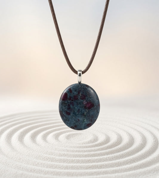 Ruby Kyanite Pendant Necklace