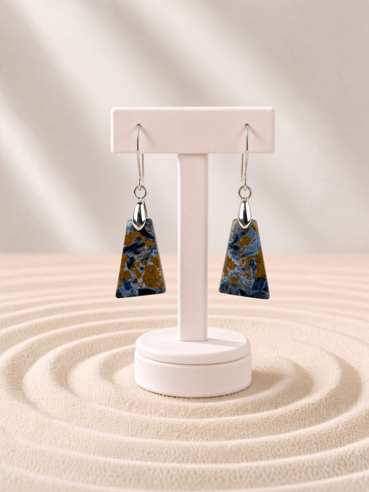 Pietersite French Hook Earrings