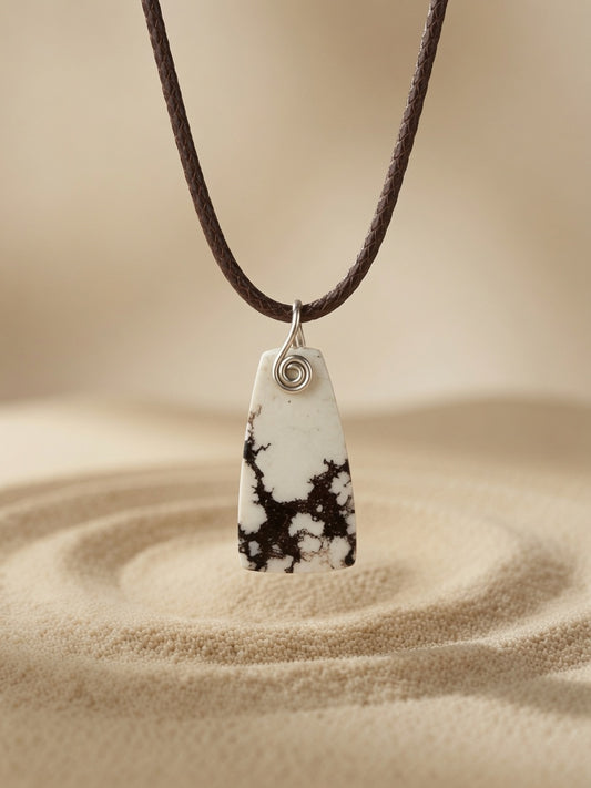 Wild Horse Magnesite Pendant Necklace
