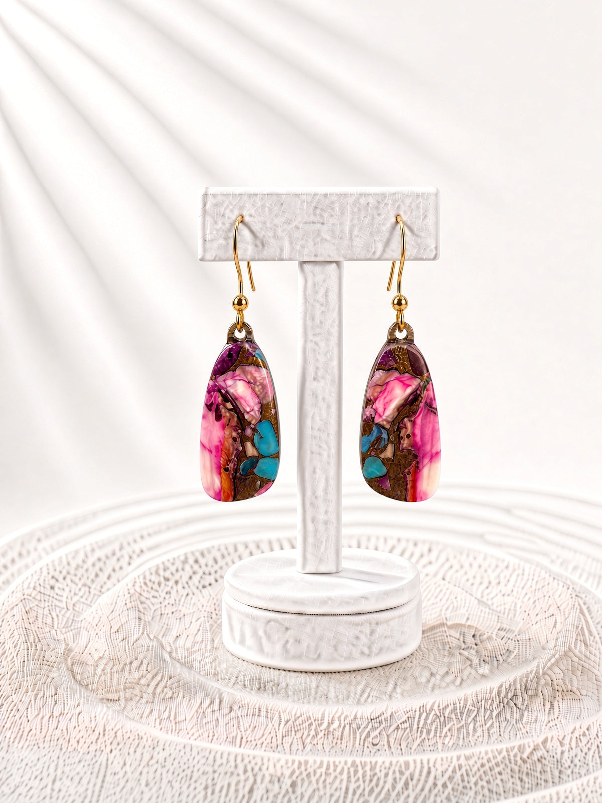 Spiny Oyster Earrings