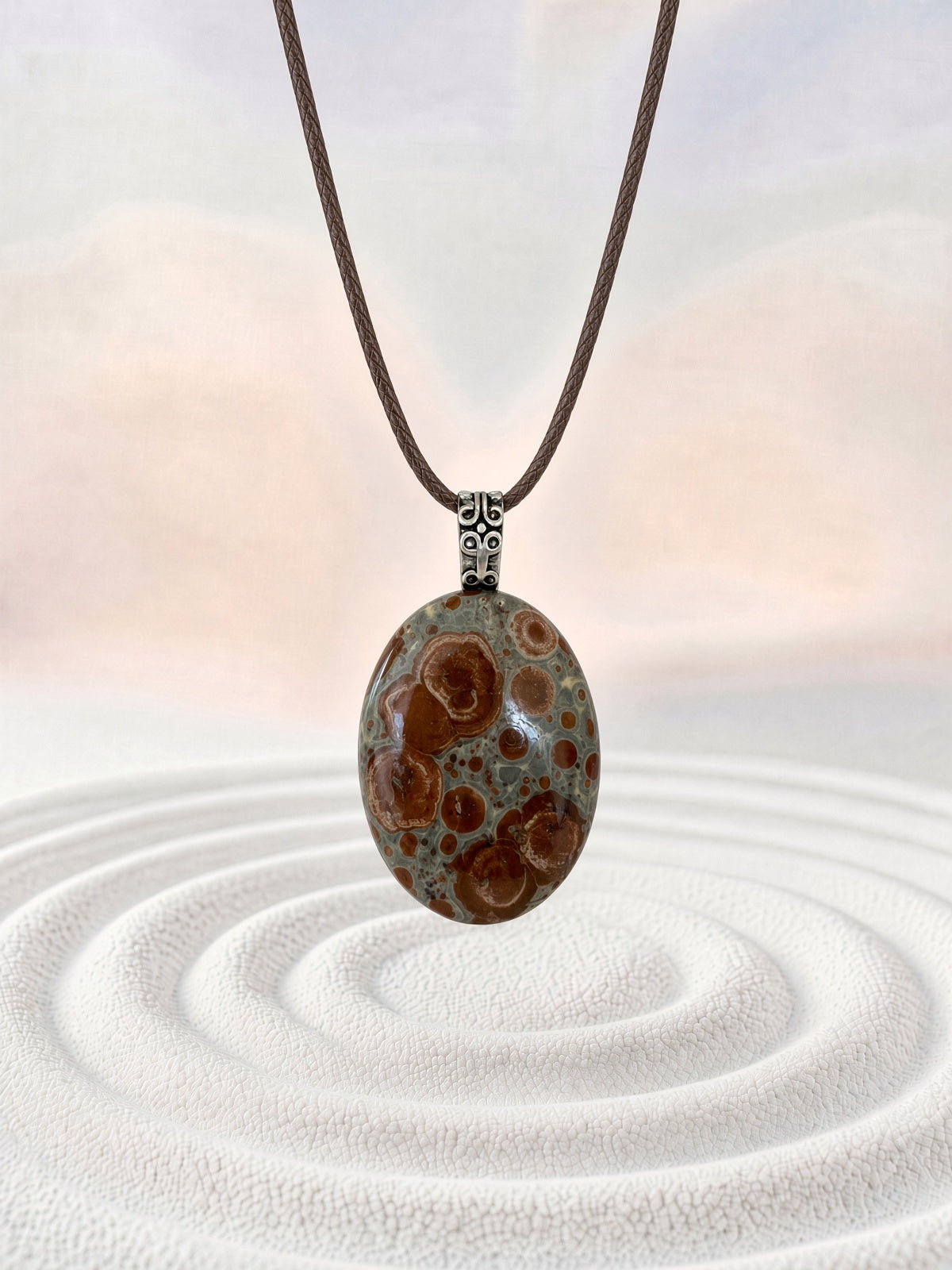 Asteroid Jasper Pendant Necklace