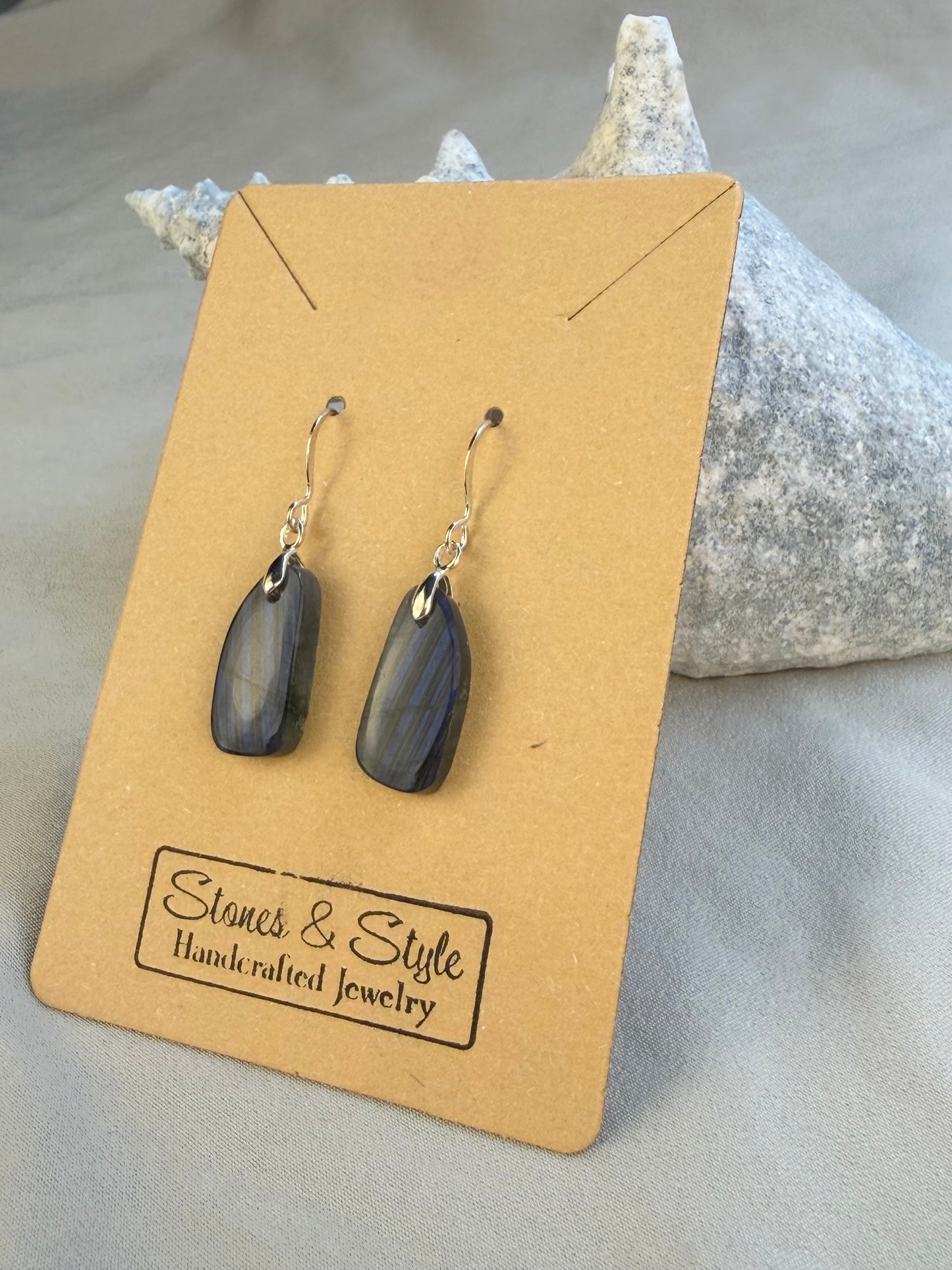 Labradorite Earrings
