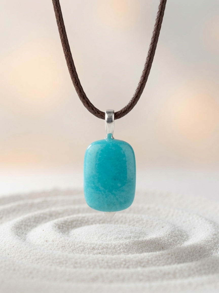 Amazonite Pendant Necklace