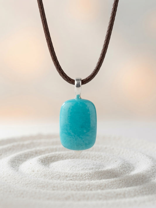 Amazonite Pendant Necklace