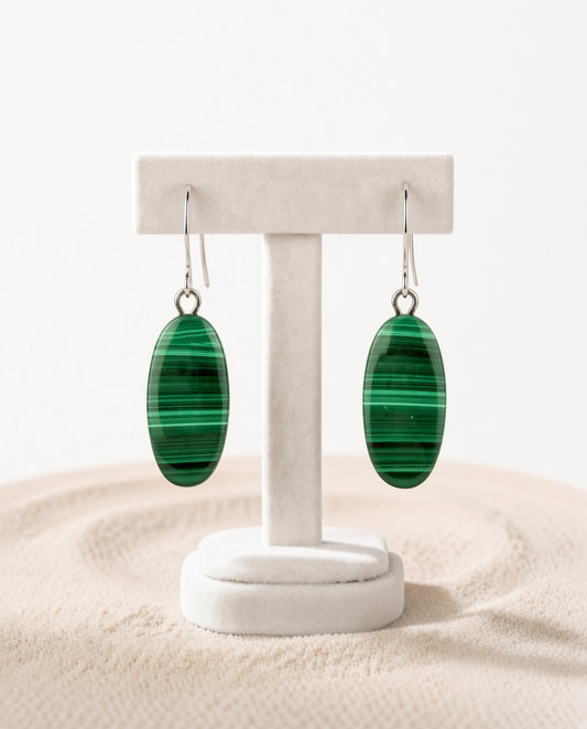 Malachite Earrings