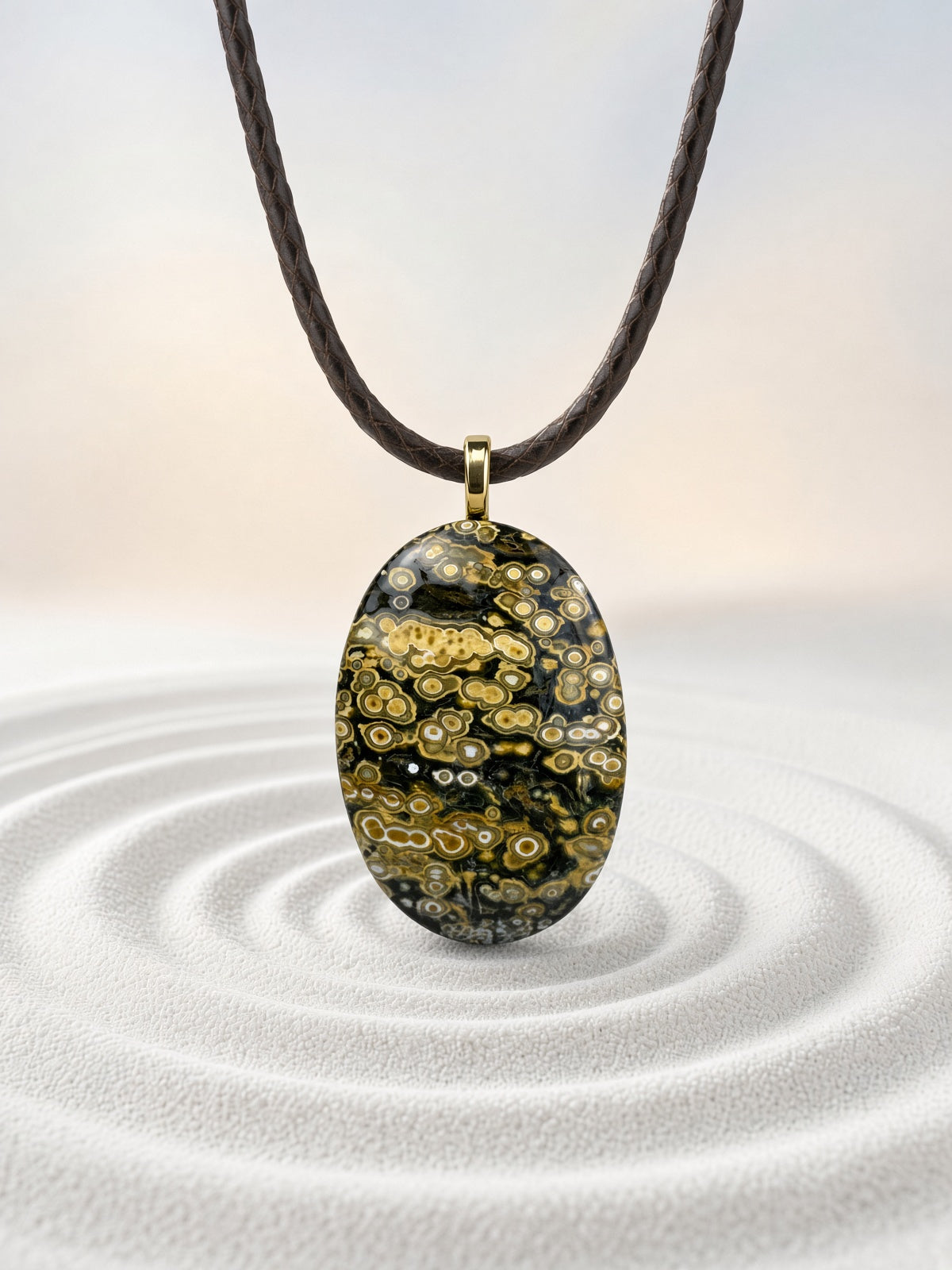 Ocean Jasper Pendant Necklace