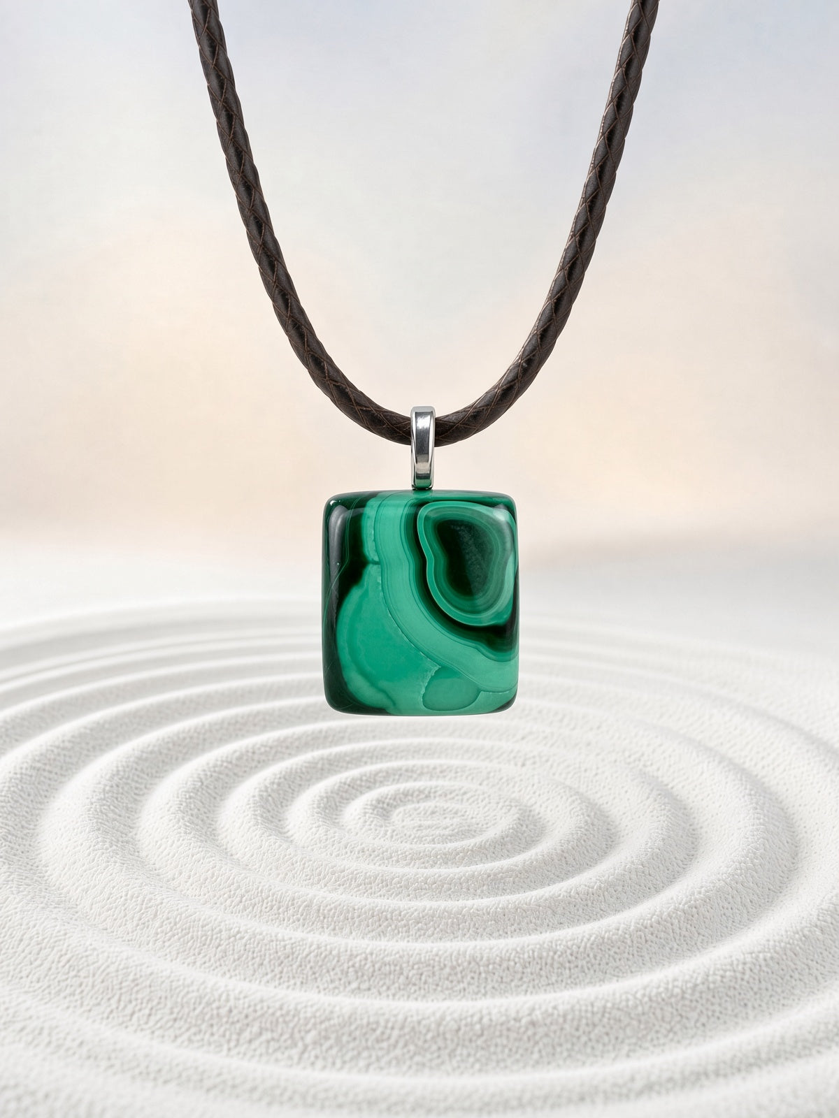 Malachite Pendant Necklace