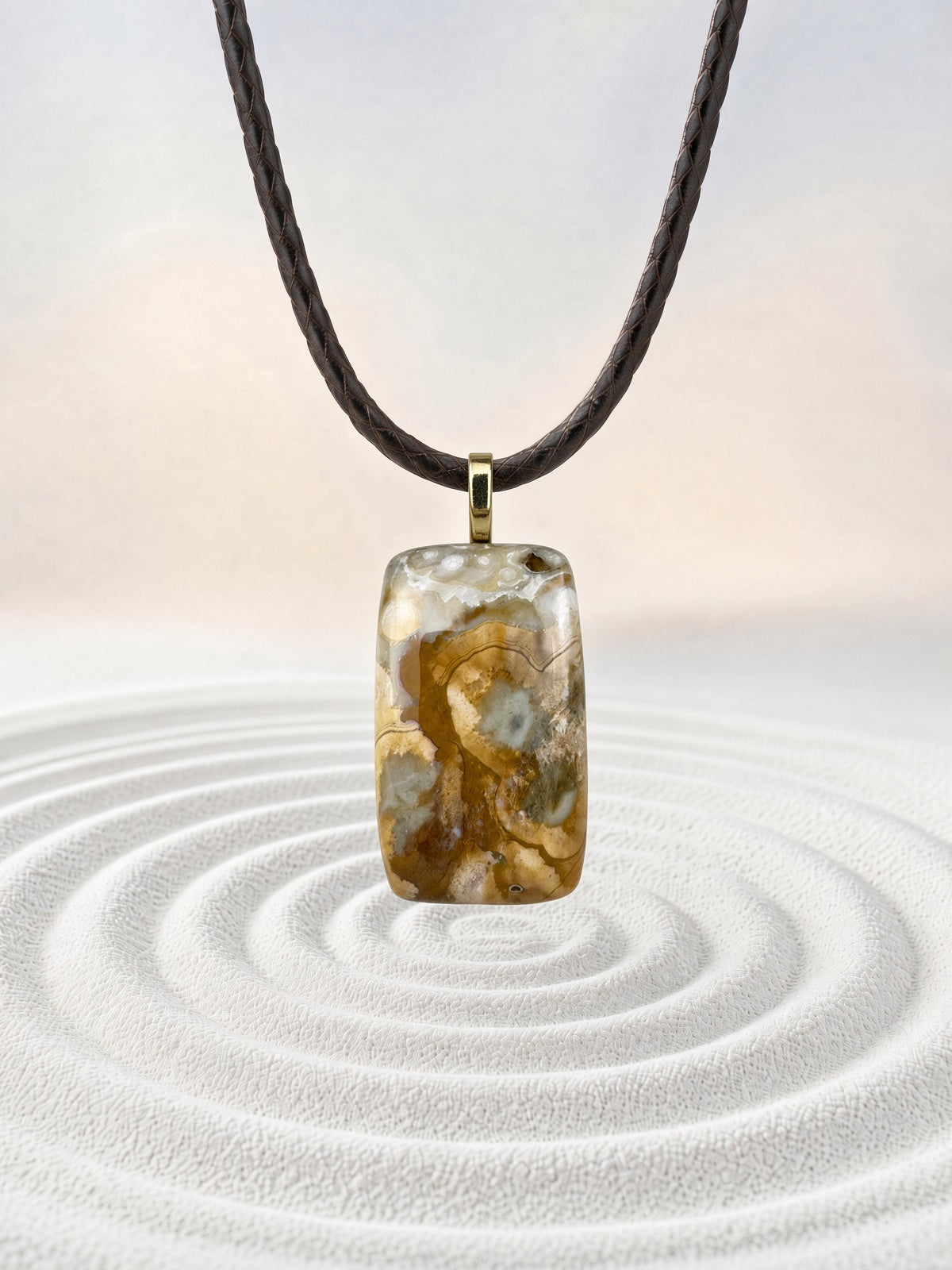 Ocean Jasper Pendant Necklace