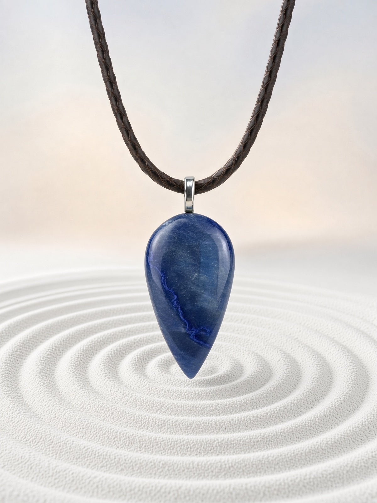 Blue Quartz Pendant Necklace