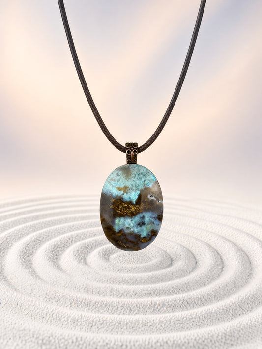 Chrysocolla Pendant Necklace