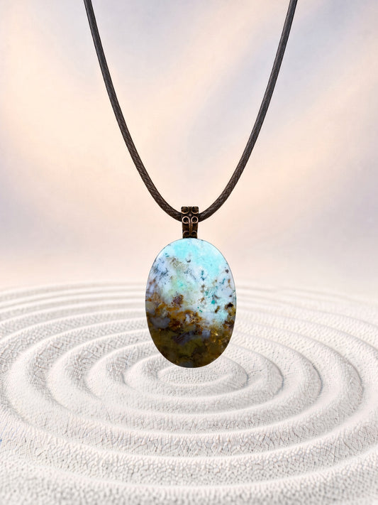Chrysocolla Pendant Necklace