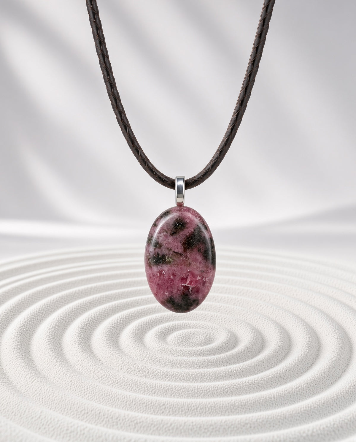 Rhodonite Pendant Necklace