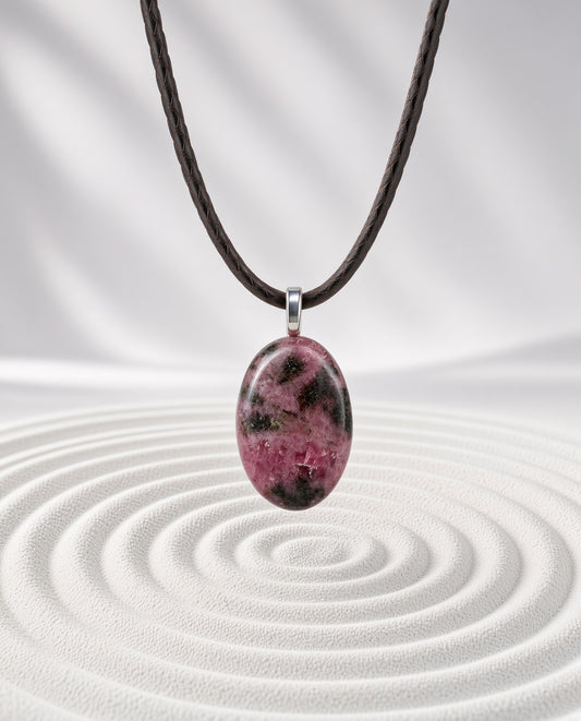 Rhodonite Pendant Necklace