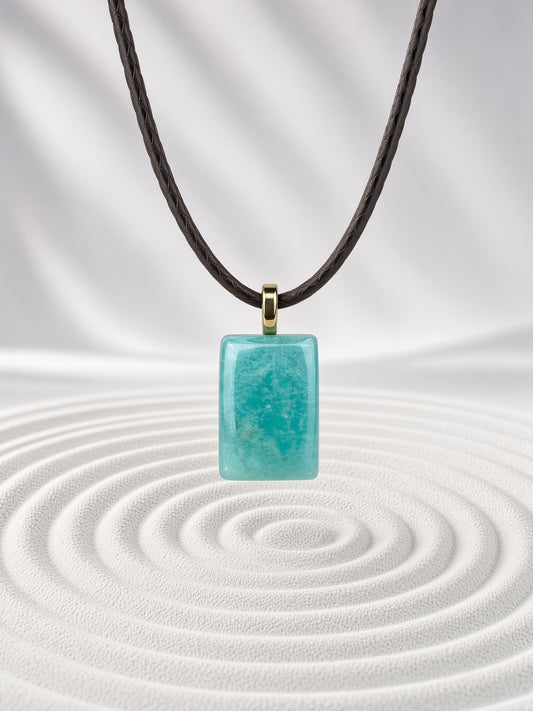 Amazonite Pendant Necklace