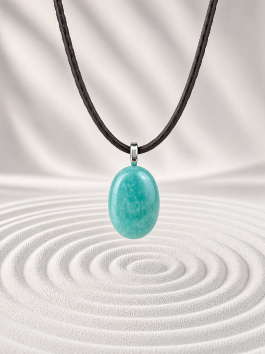 Amazonite Pendant Necklace