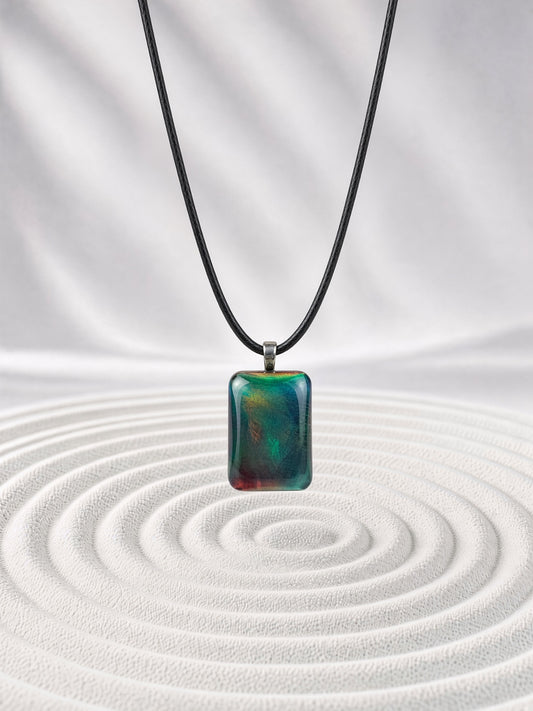 Aurora Opal Pendant Necklace