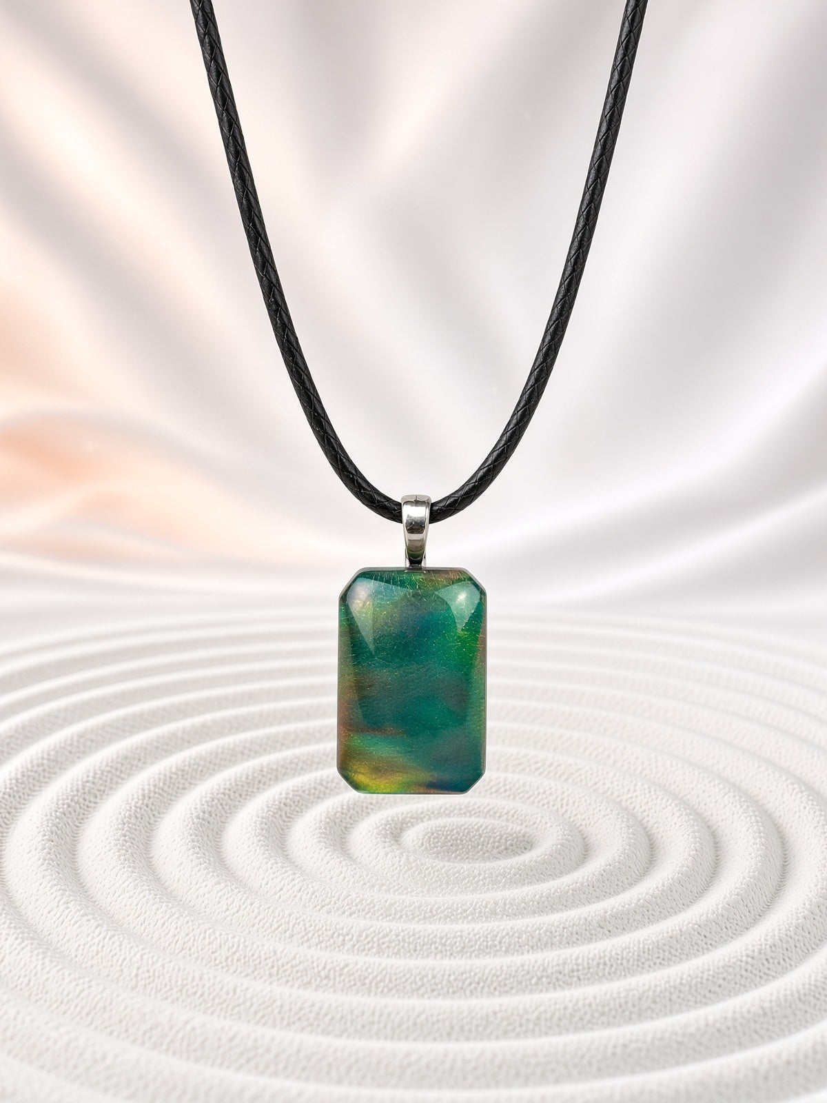 Aurora Opal Pendant Necklace