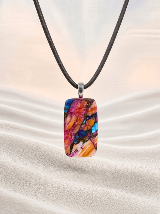 Spiny Oyster Pendant Necklace