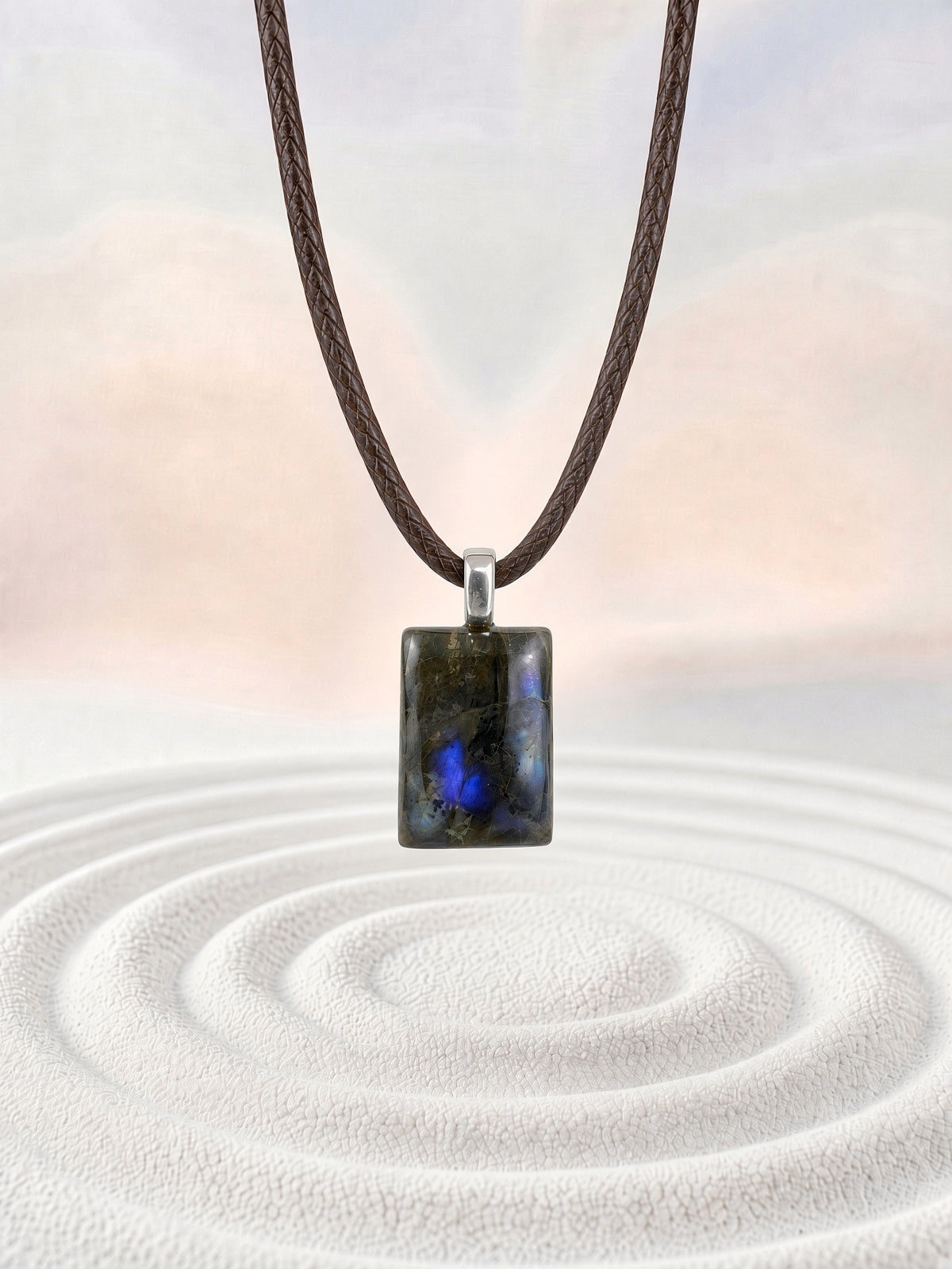 Blue Labradorite Pendant Necklace