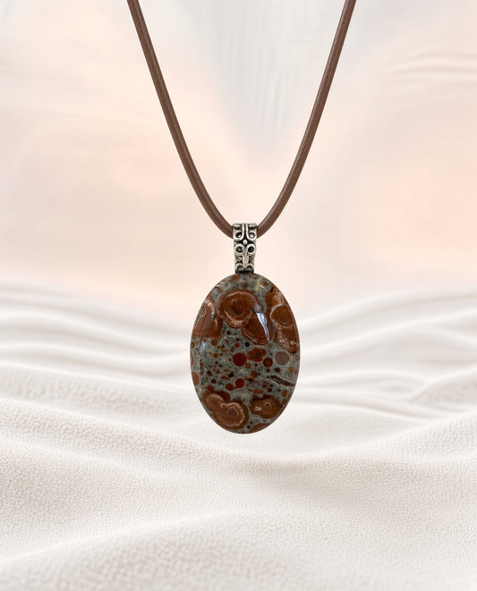 Asteroid Jasper Pendant Necklace