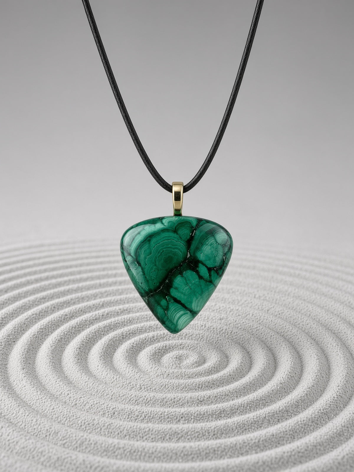 Malachite Pendant Necklace