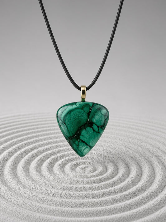 Malachite Pendant Necklace