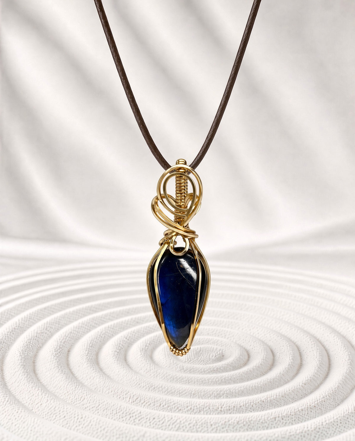 Blue Labradorite Pendant Necklace