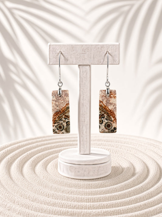 Leopard Jasper Earrings