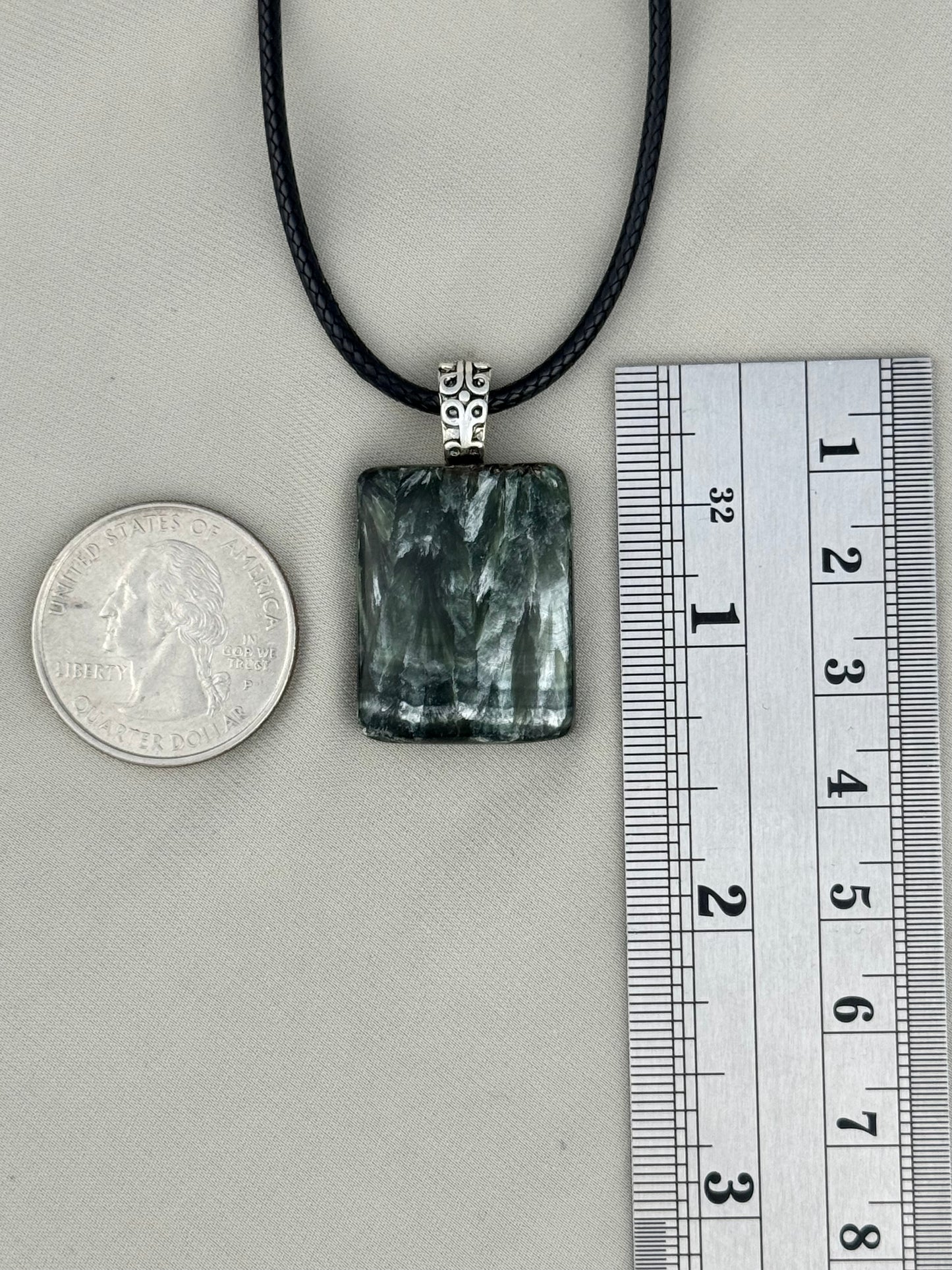 Seraphinite Pendant Necklace