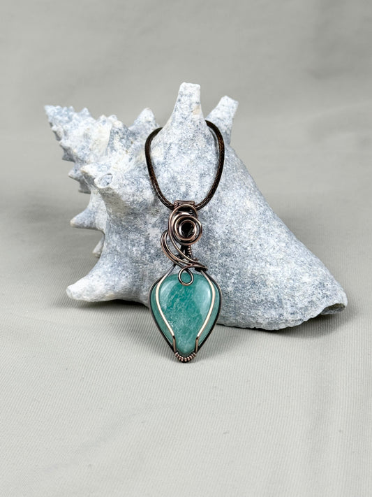 Amazonite Pendant Necklace