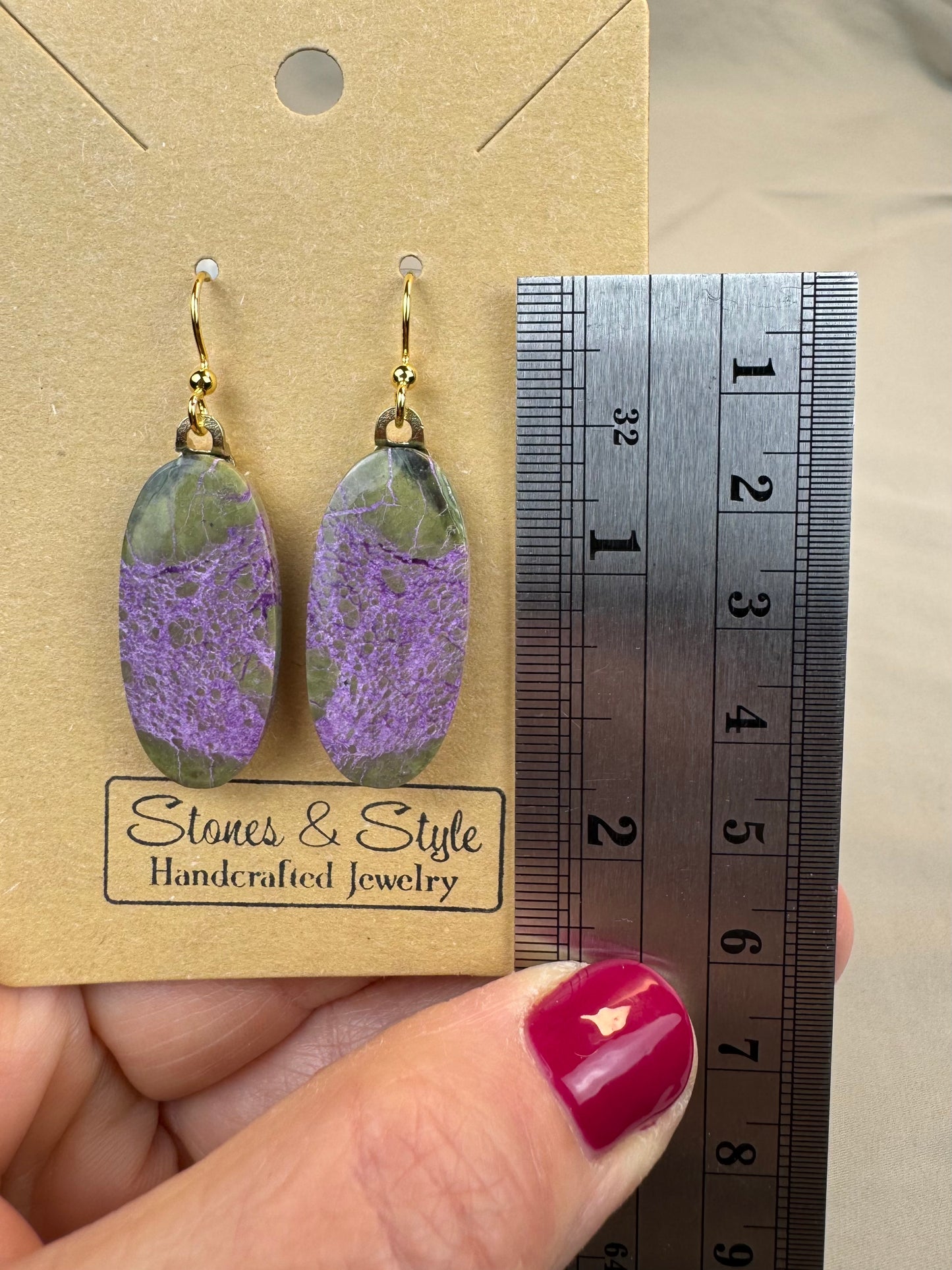 Stichtite Earrings