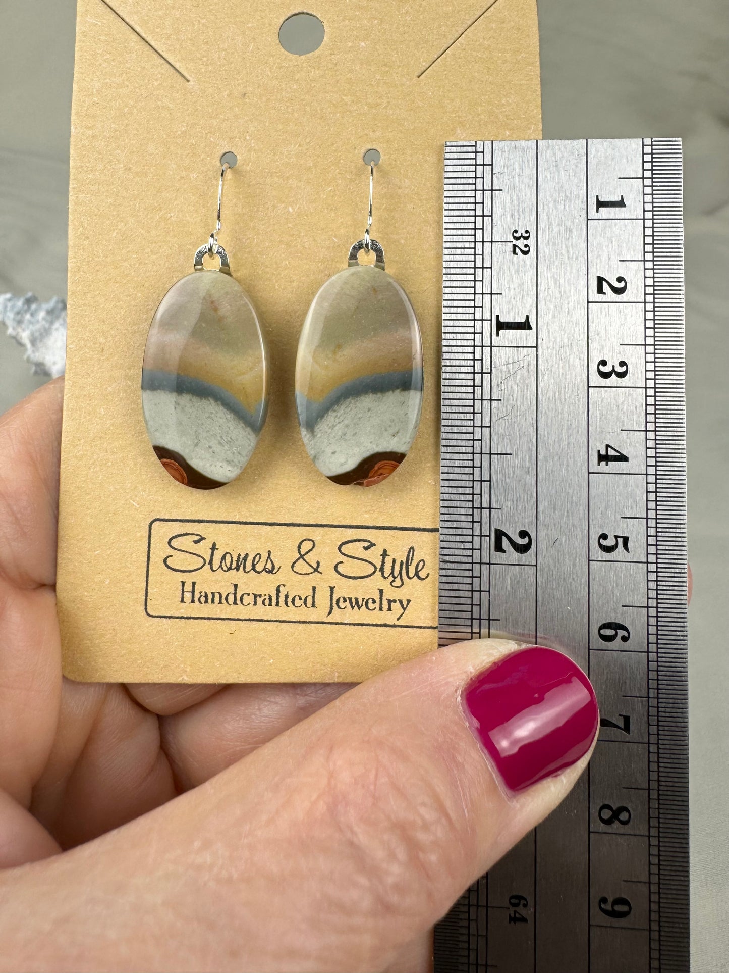 Polychrome Jasper Earrings