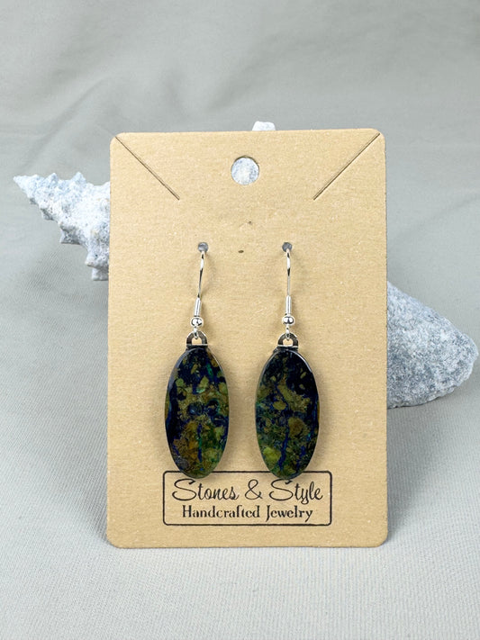 Azurite Malachite Earrings