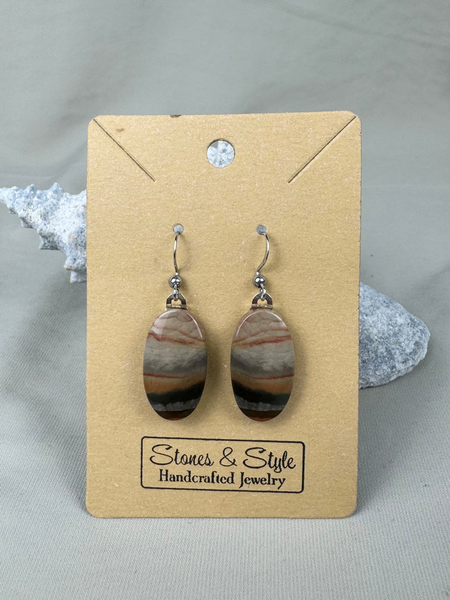 Polychrome Jasper Earrings