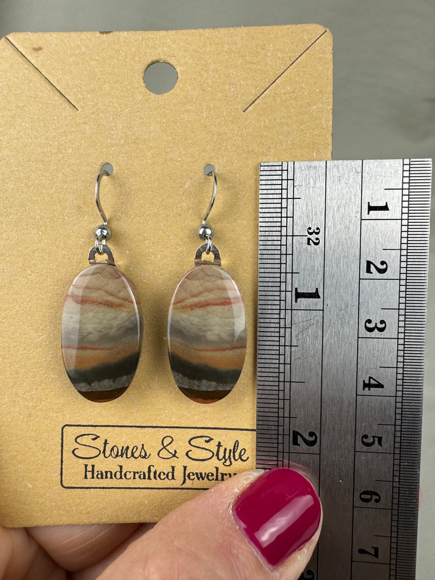 Polychrome Jasper Earrings